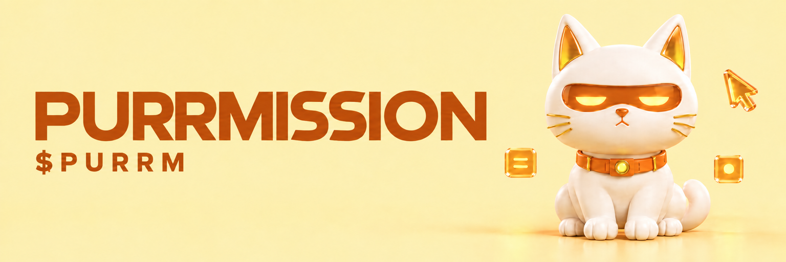 Purrmission wide brand header