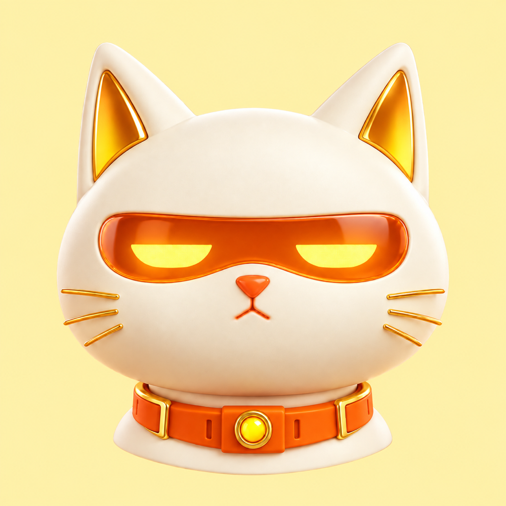 Purrmission, the original cat mascot